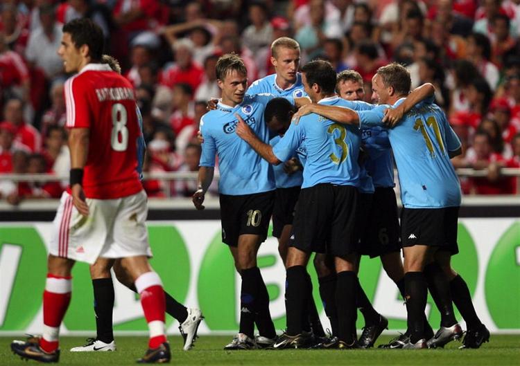 Da Markus Allbäck reducerede til 3-1 mod Benfica i 2006, var det blot det andet danske mål i ni udekampe i Champpions League. 