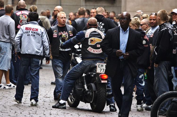Også sorthårede med brune øjne er velkomne i Hells Angels. Arkivfoto 