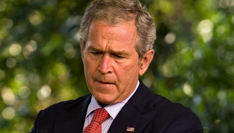 George W. Bush lover, at hans regering vil tackle udfordringerne i finanskrisen. 