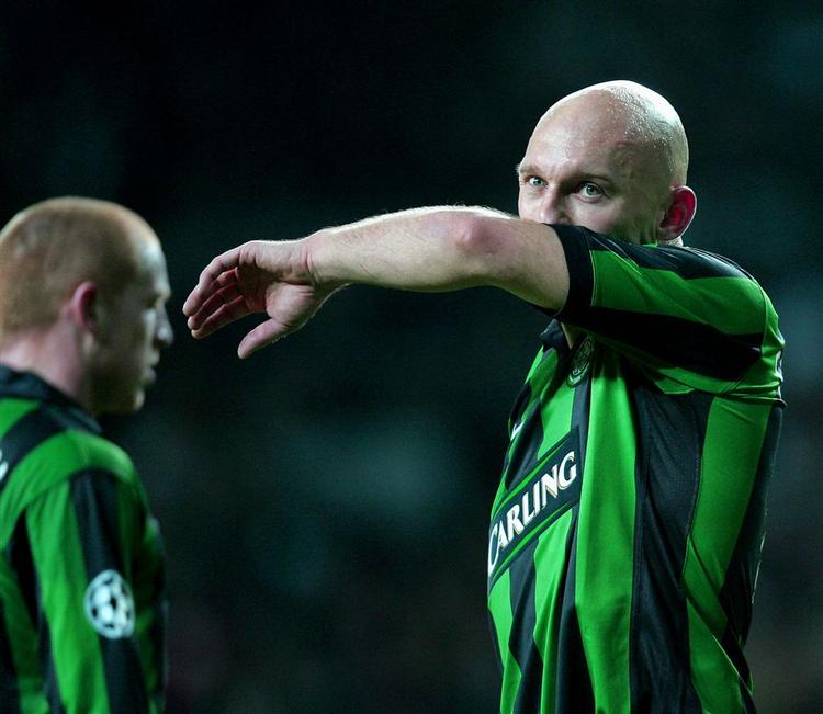 Thomas Gravesen i den Celtic-trøje, han ikke spillede så meget i. 