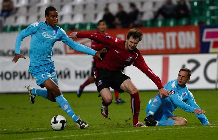 FC Københavns sejr over FC Moskva var den 11. danske på udebane i denne europæiske sæson. Foto: AP 