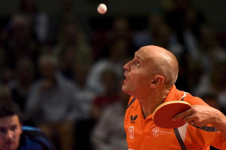 Allan Bendtsen var kold og vandt den afgørende kamp for BTK 61 Roskilde. 