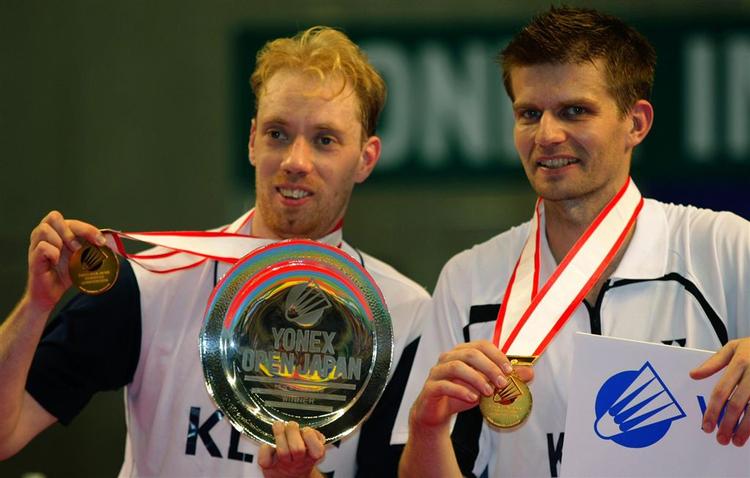 Jonas Rasmussen (tv.) og Lars Paaske nåede som de eneste danskere frem til finalen i Japan. 