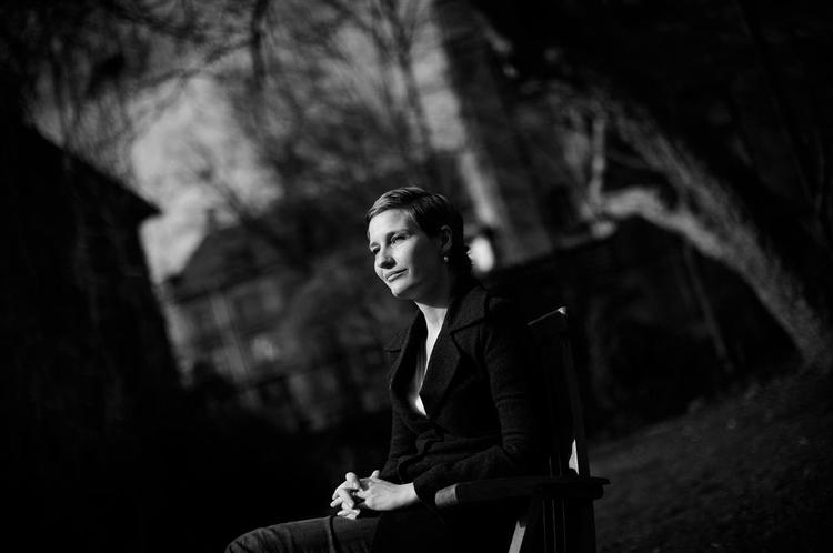 Kamilla Bech Holten fotograferet i marts i år, hvor hun blev interviewet af Politiken. 