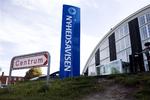 Nyhedsavisen på Margretheholmen i København. 