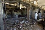 The Marriott Hotel in Islamabad which was devastated by an explosion last Saturday. Some 60 people were killed. 