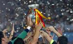 EM-finalen 2012 skal spilles i Kiev, Ukraine. Det ligger nu helt fast efter Uefa's beslutning i dag. Arkivfoto fra EM-finalen 2008. 