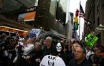 Protester i dag i New York mod Irans præsident Mahmoud Ahmedinejad. 