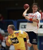 Jakob Thoustrup ses her på et arkivbillede, mens han spillede for Team Tvis Holstebro. 