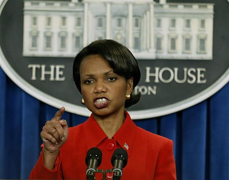 Condoleezza Rice. 