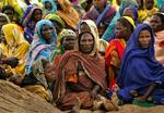 De svageste flygtninge kommer ikke i betragtning, når Danmark udvælger kvoteflygtninge. Her ses flygtninge fra Darfur i en midlertidig lejr. Arkivfoto. 