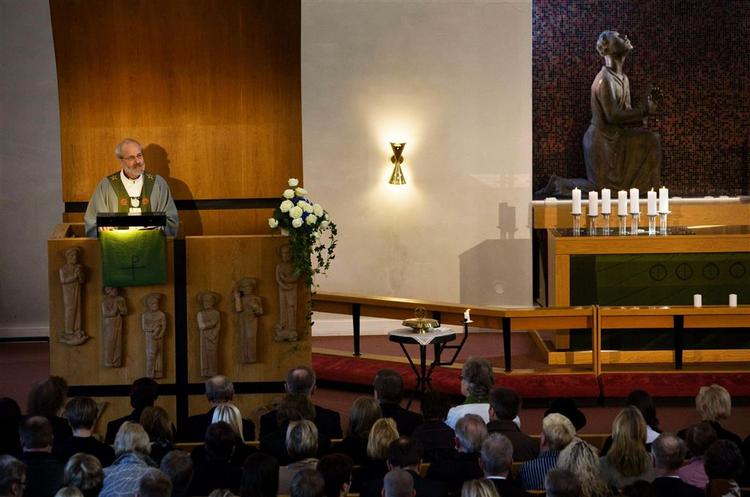 Fra søndagens mindehøjtidelighed i Kauhajoki. 