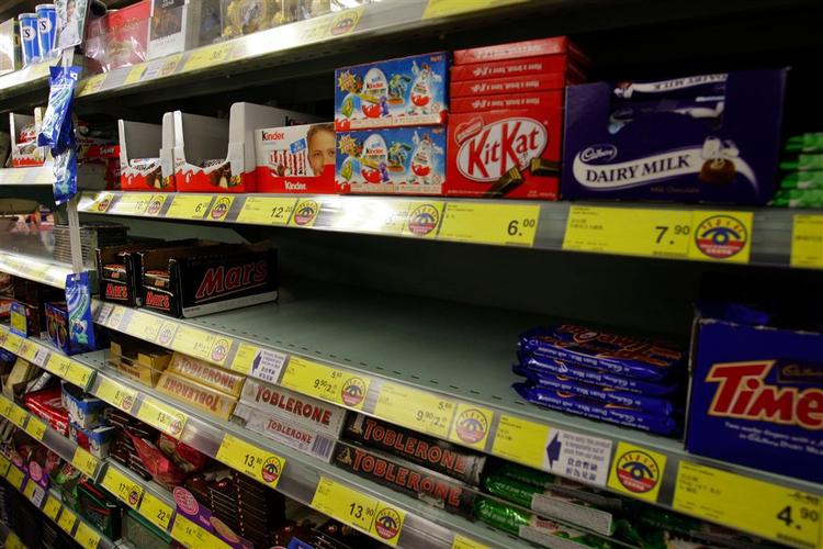 Snickers er røget af hylderne i Hong Kong, efter der er fundet spor af Melamin i chokoladen. 