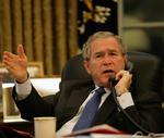 Præsident Bush blev i dag ringet op af både... 