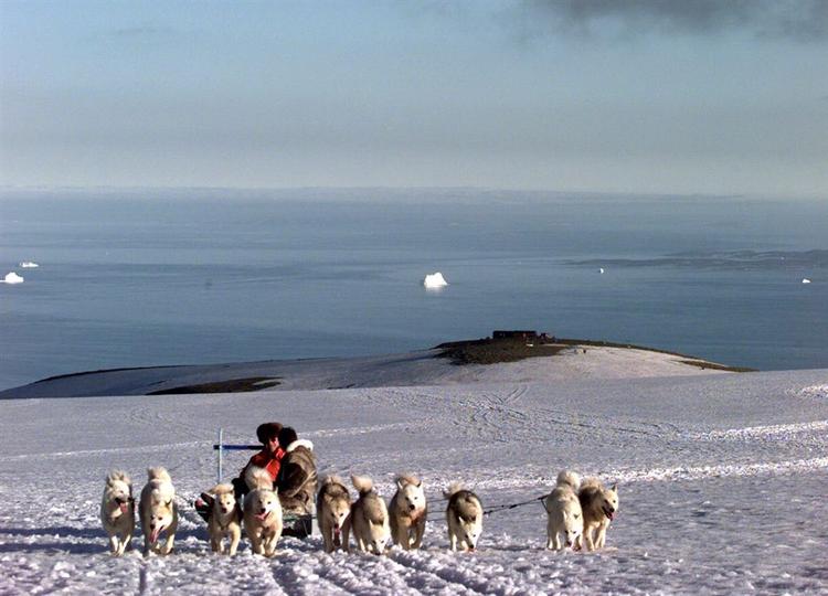 Der er smukt på den grønlandske indlandsis, men desværre sker der i disse år en stærk nedsmeltning af isen - også i de højest beliggende områder. 