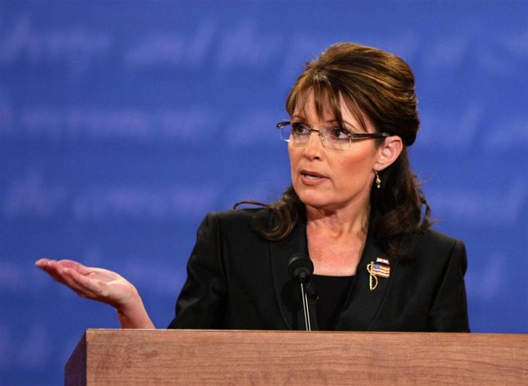 Sarah Palin blev irriteret over at blive spurgt om, hvilke magasiner og aviser, hun læser. 