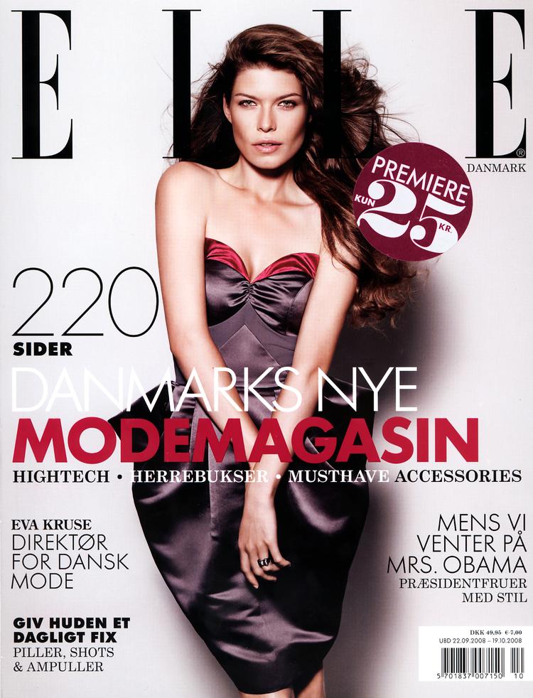 Det nye danske modeblad, Elle, har modellen  Louise P på forsiden og skal  nu konkurrere  med Danmarks  fire andre modemagasiner og  strømmen af livsstilsblade. 