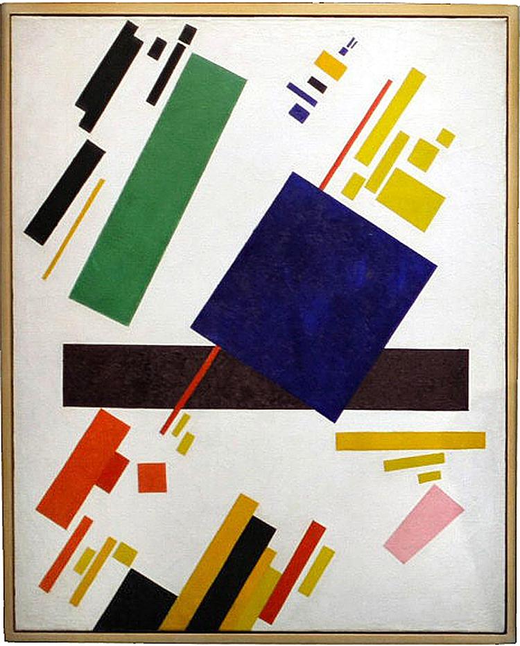 'Suprematist Composition', 1916. Forventes at indbringe i omegnen af 324 millioner kroner. Foto: AP 