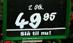 Tag to pakker kød for 49,95 og spar to kroner! Nu skal det være slut med den type tilbud i Rema 1000. For tilbuddene fører bare til, at den overskydende mad skal smides ud. 
