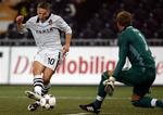 Wesley Sonck er en af stjernerne hos Club Brugge. Landsholdsangriberen scorede i begge Uefa Cup-kampe mod Young Boys. 