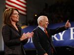 Mc Cain og hans omdiskutterede vicepræsidentkandidat Sarah Palin. 