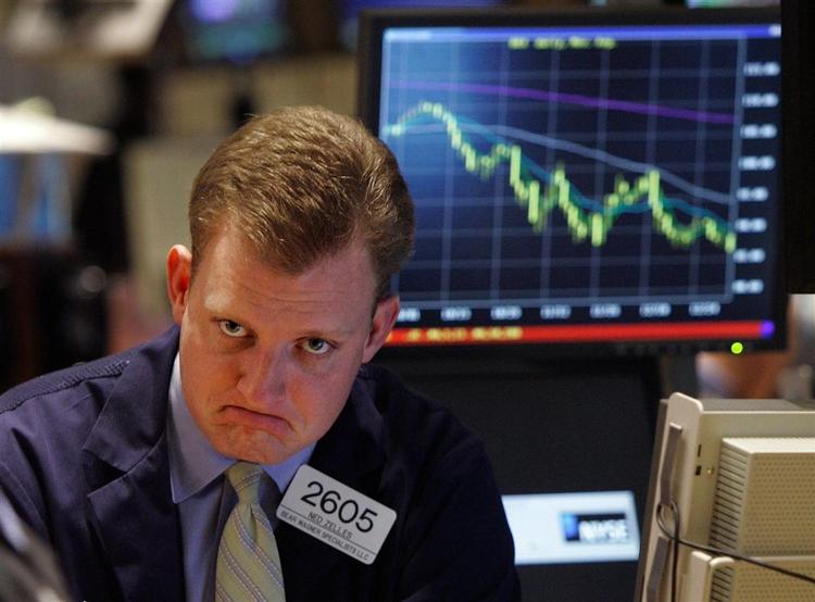 Det er efterhånden svært at smile på Wall Street. I dag oplevede de det værste fald siden 2003. 