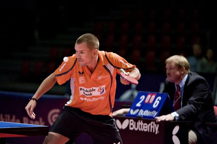 Michael Maze vandt i fire sæt over ungareren Ferenc Pazsy. Arkivfoto. 