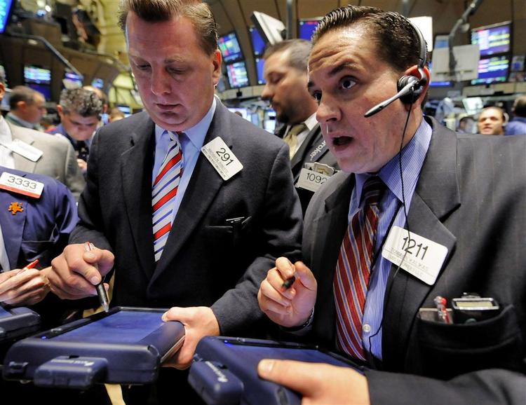 Det var en hektisk dag blandt jakkesættene på gulvet i New York Stock Exchange. 