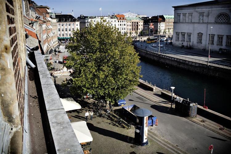 Området ved Gammel Strand i København bliver en stor byggeplads, når metroens cityring skal etableres. 