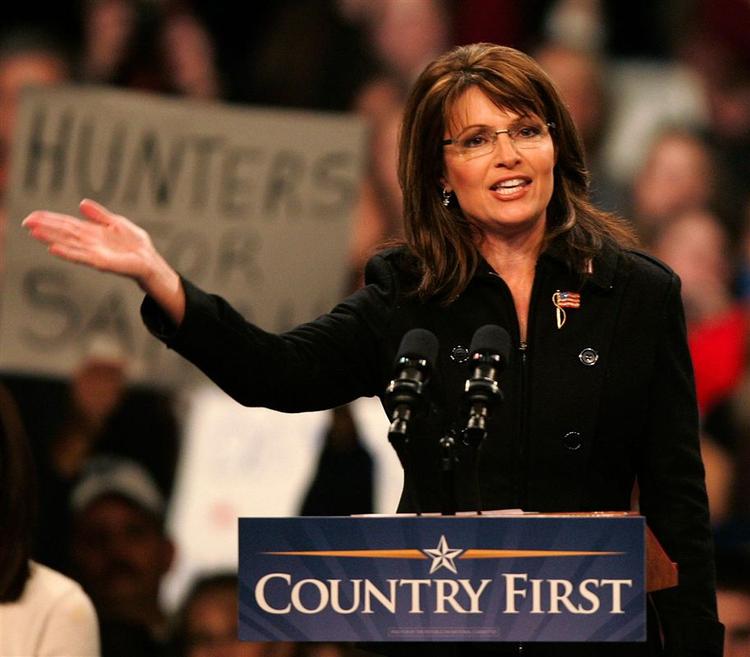 Sarah Palin i Johnstown, Pennsylvania, 11. oktober. 