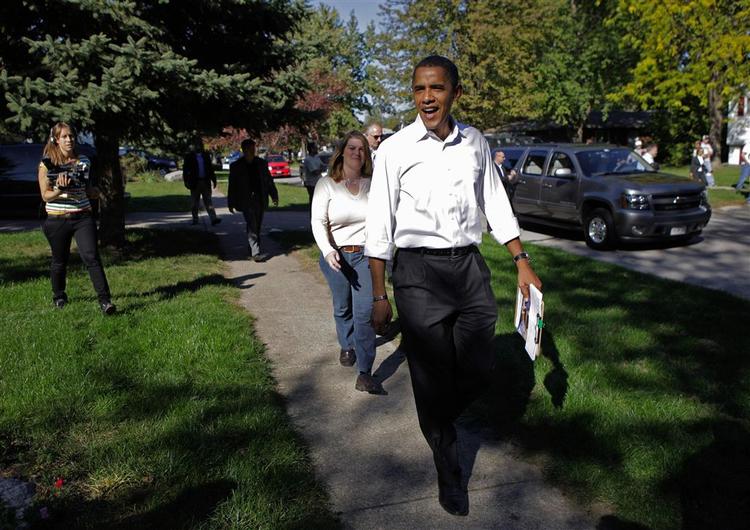 Obama fører kampagne i Ohio. 