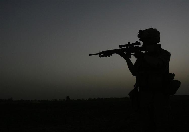 Det var nat, da Taleban slog til i hovedbyen i Helmand-provinsen. 18 blev dræbt. (Arkivfoto) 