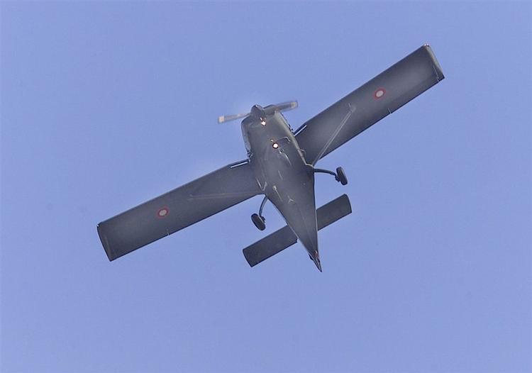 Flytypen T-17, der bruges til undervisning på forsvarets Flyveskole. 