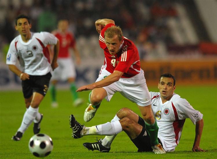 Sandor Torghelle scorede efter 27 minutter, da Ungarn vandt 1-0 på Malta. Arkivfoto. 