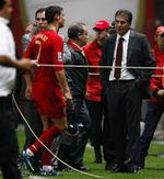 Portugals store stjerne, Ronaldo, og træner Carlos Queiroz var dybt skuffede efter kampen mod Albanien. 