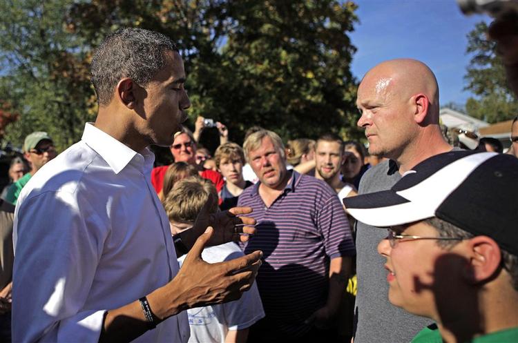 Joe Wurzelbacher mødte første gang Barack Obama ved et vælgermøde i Ohio, hvor de to snakkede skattepolitik i seks minutter. 