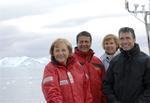 Merkel på besøg i Ilulissat. 