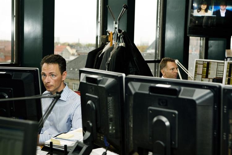 Smiles began returning to the Danish Stock Exchange this morning - stocks jumped some five percent. 