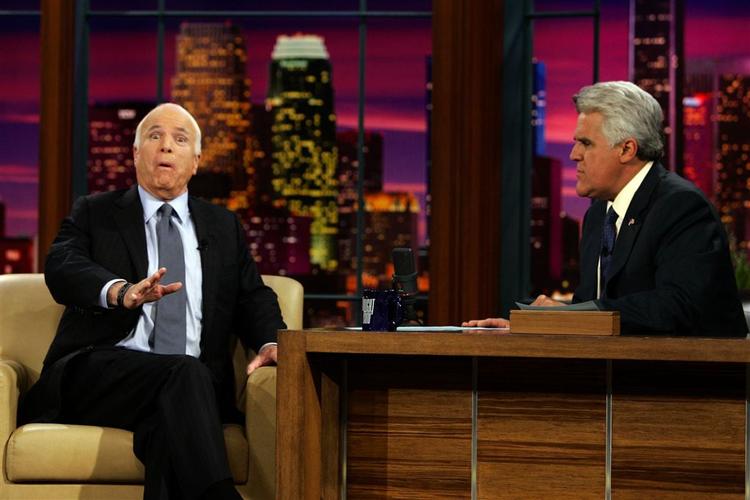 McCain i en tidligere optræden hos den amerikanske vært Jay Leno. 
