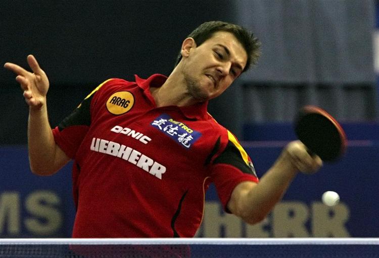 Timo Boll vandt tre guldmedaljer ved sidste uges EM i St. Petersborg. 
