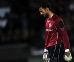 Karim Zaza måtte hente bolden ud af nettet to gange i opgøret mod FC Nordsjælland. 