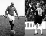 Sophus 'Krølben' Nielsen var den første, der nåede 25 landskampe for Danmark. Det var dengang i 1919 landskampsrekord, men den indehaves nu af Peter Schmeichel med 129 kampe. Fotos: Sigvald Holmer og Jens Dresling 