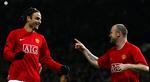 Berbatov og Rooney sørgde for Uniteds  tre mål mod Celtic. 