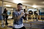 Mikkel Kessler i træningslokalet i sidste uge. 