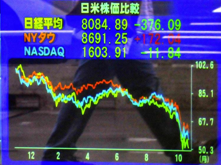 The Japan and South Korea closed down around 10 percent. There's panic in the Asian markets. 