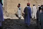 USA's styrker menes at have foretaget et stort antal angreb fra ubemandede fly mod Pakistan den seneste tid. På billedet er det gået ud over byen Mohammadkhel i Waziristan-regionen i starten af oktober. Arkivfoto. 