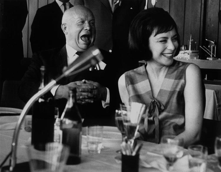 Nikita Khrushchev in Denmark flanked by Denmark's then First Lady Helle Virkner. Little did he know what the intelligence service was picking up. 
