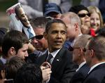 Barack Obama er i centrum i den amerikanske tv-verden i aften. 