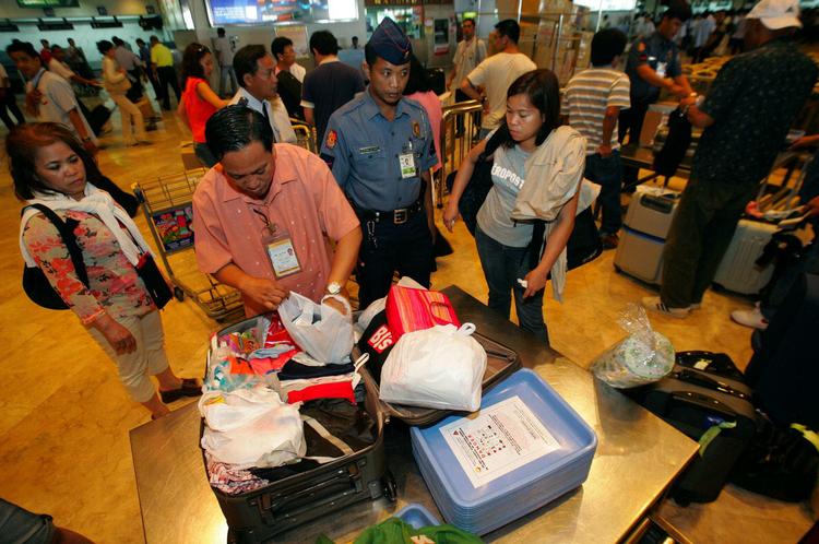 Manila airport. 