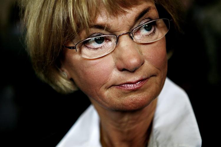 The Danish People's Party Leader Pia Kjærsgaard says that a change of prime ministers would not require new elections. Archive photo. 